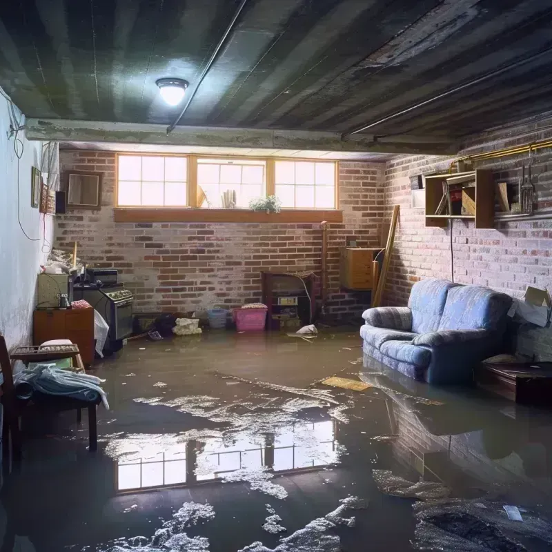 Flooded Basement Cleanup in Bon Homme County, SD